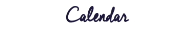Calendar
